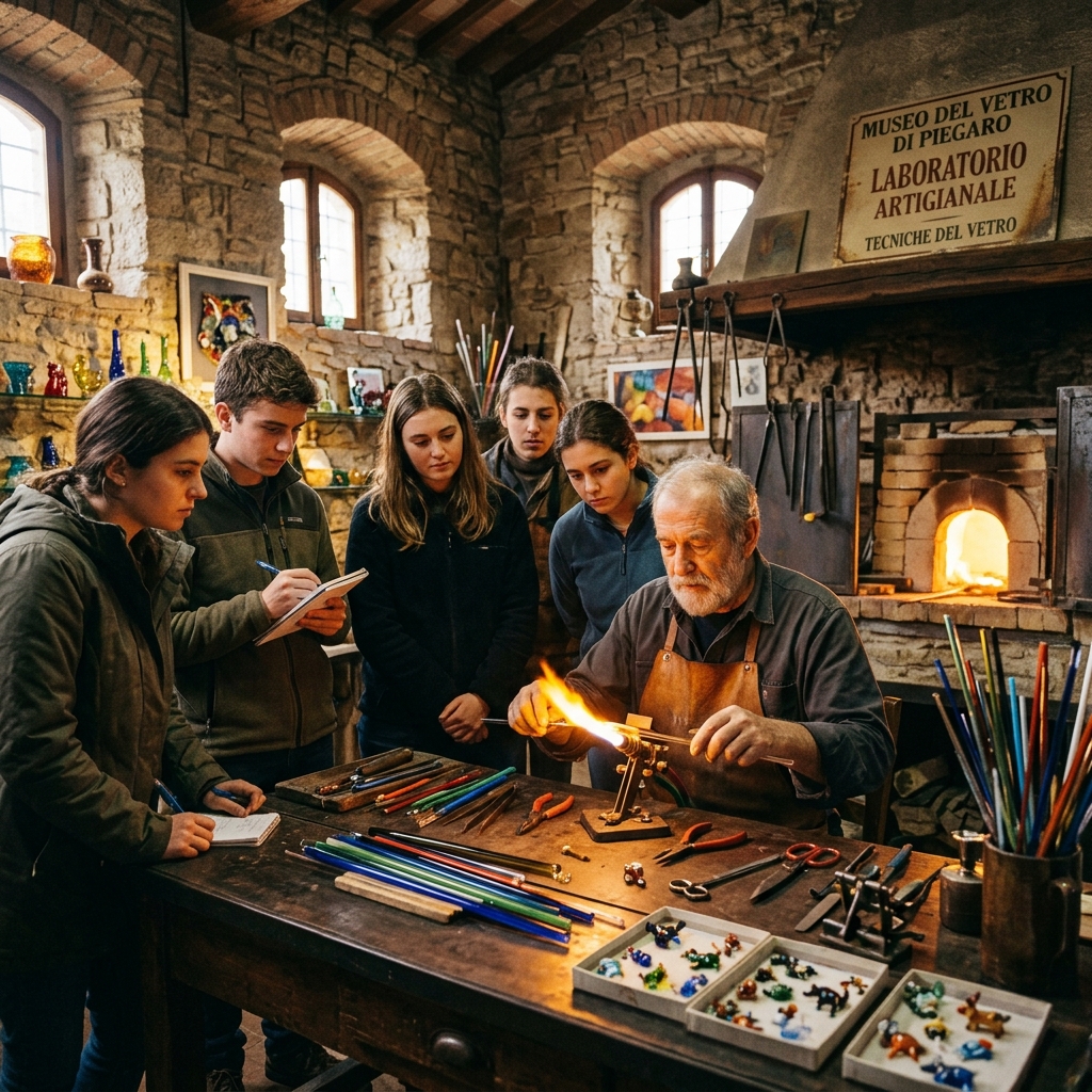 Museo del Vetro di Piegaro - Corsi e workshop sull'arte del vetro
